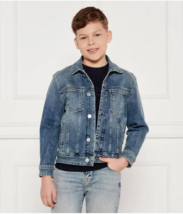 Джинсовая куртка oversize fit Tommy Hilfiger, синий