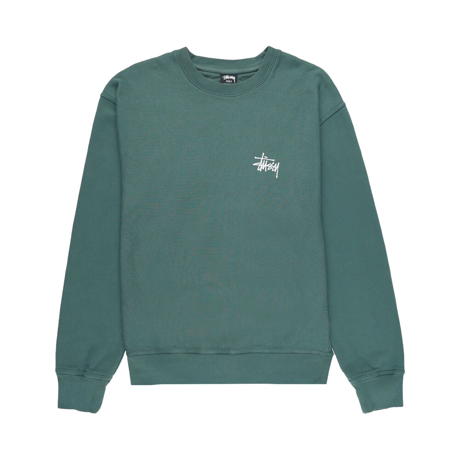 

Футболка Stussy с круглым вырезом, окрашенная в базовый цвет, Forest