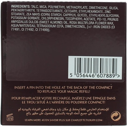 Airbrush Flawless Finish 3 Tan Powder Refill 8 г Charlotte Tilbury — фото 3