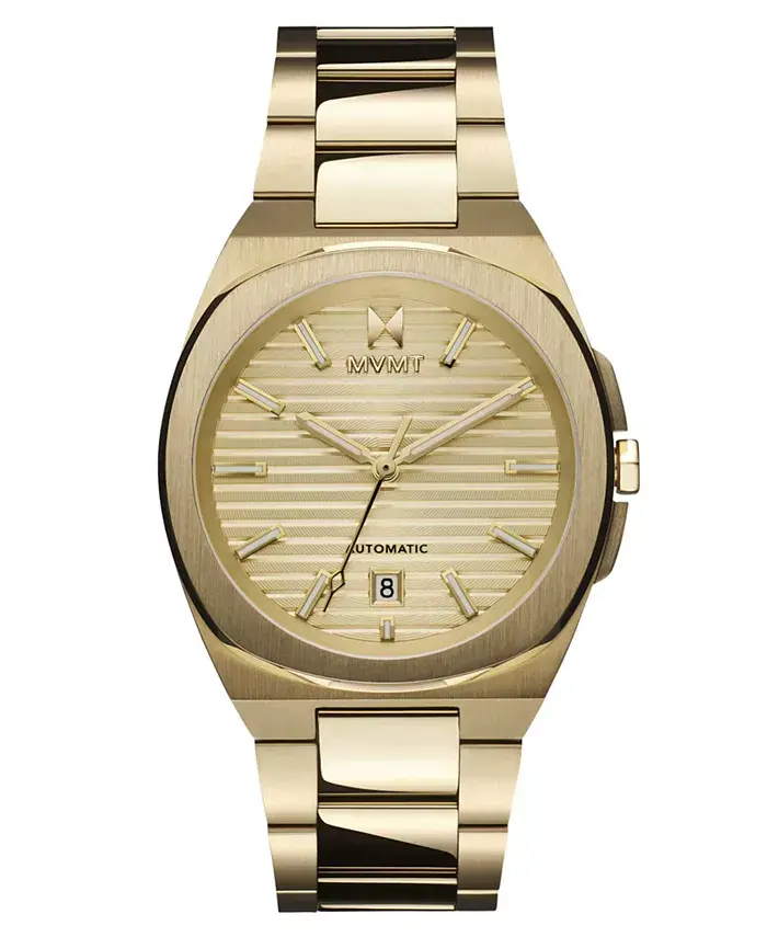 

Мужские часы Odyssey II с автоподзаводом, золотистый корпус из нержавеющей стали, браслет, 40 мм MVMT