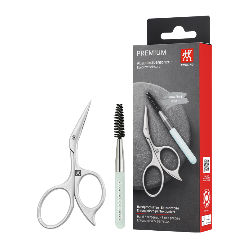 Набор для ухода за бровями Zwilling Beauty Premium в чехле, мятный — фото 2