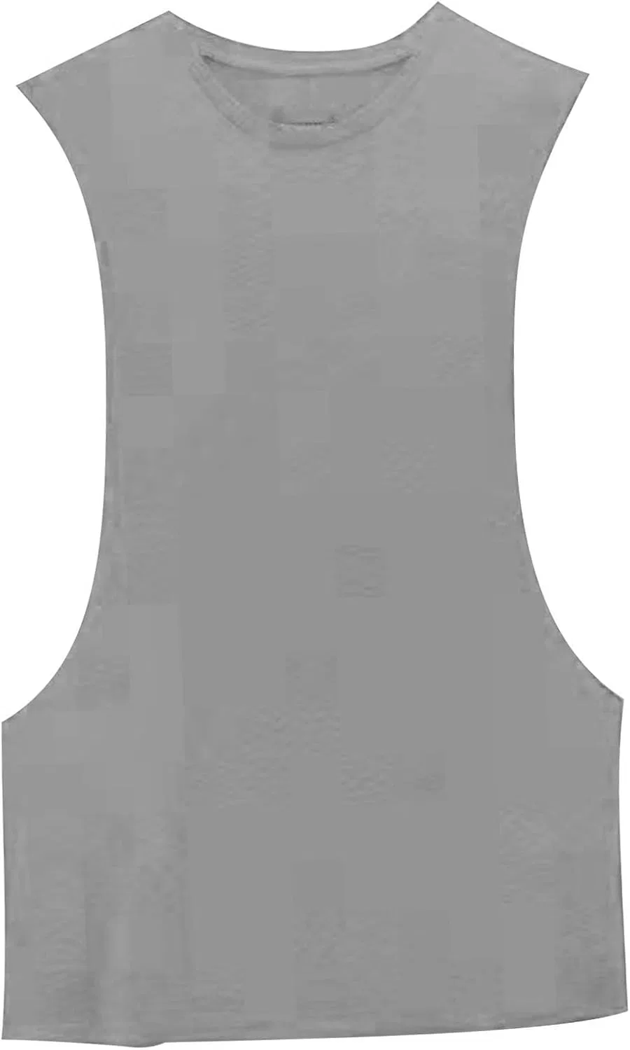 Мужской топ-майка для тренировок, Quick Dry, A02_gray — фото 3