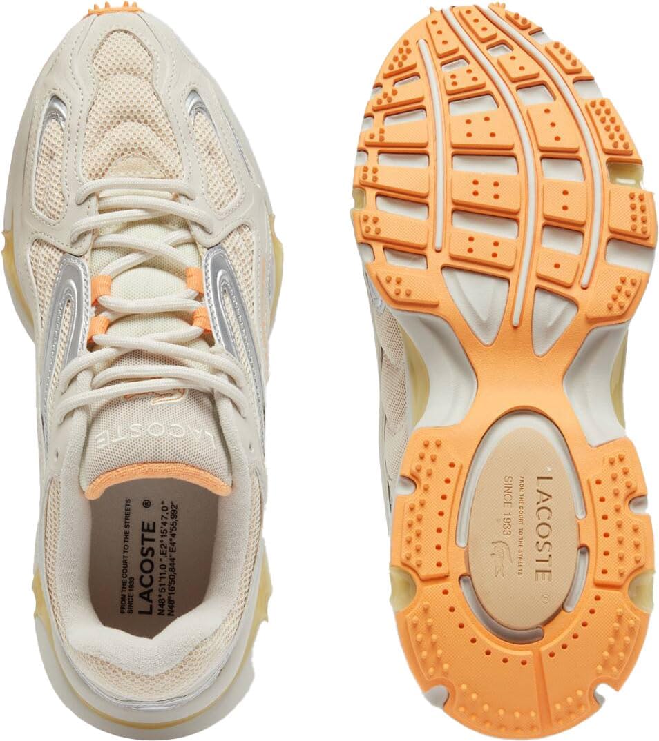 Мужские кроссовки Lacoste L003 2k24, Lt Tan/Lt Org — фото 3