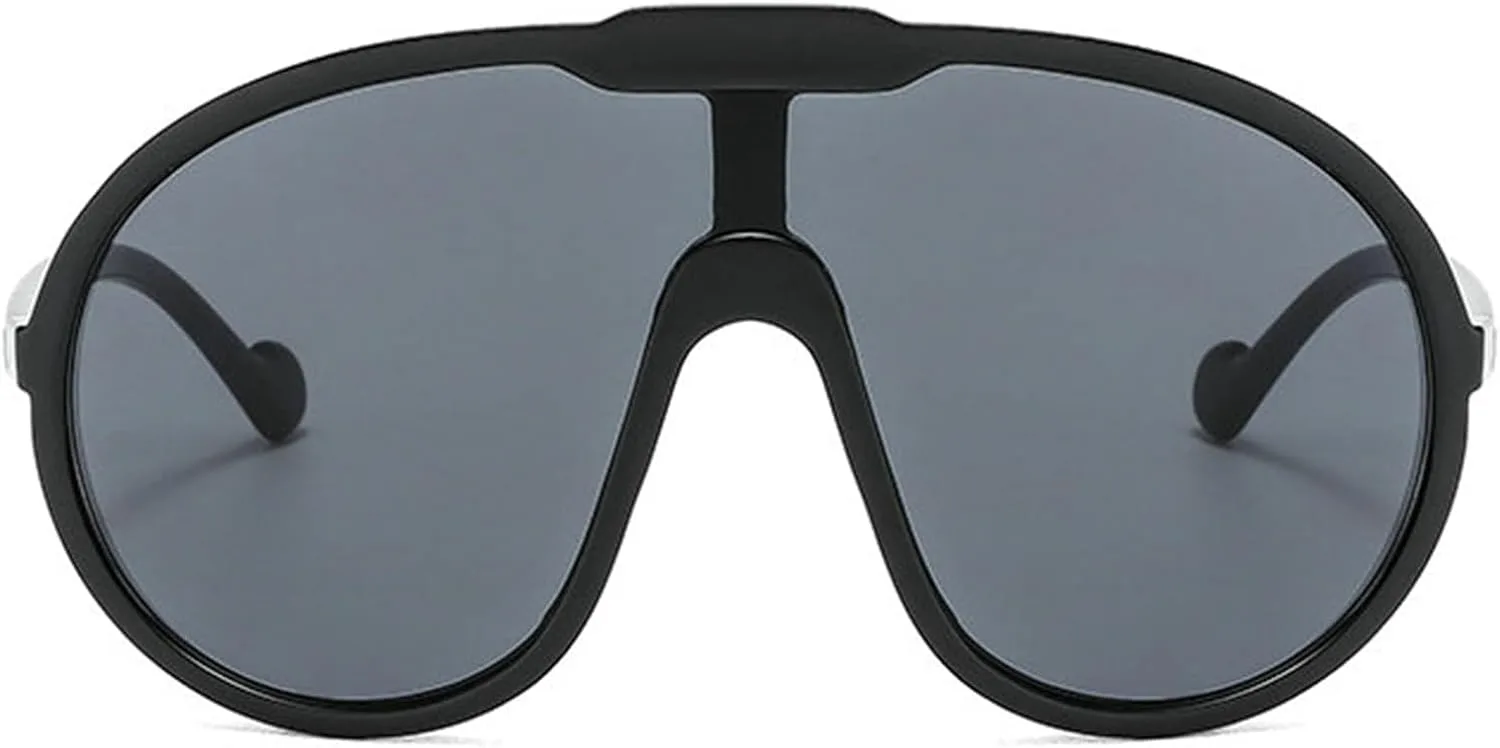 

Солнцезащитные очки Helena Square Shield для женщин и мужчин, с градиентными цветными линзами, в оправе-маске, роскошные винтажные солнцезащитные очки, Black