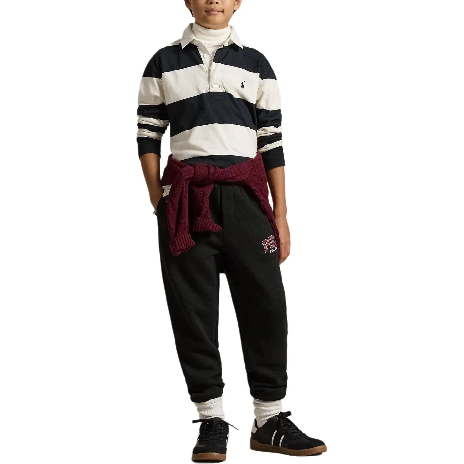 Детские спортивные штаны Polo Ralph Lauren черные — фото 4