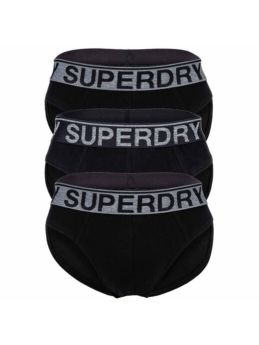 

Трусы, упаковка из 3 шт. Superdry, черный