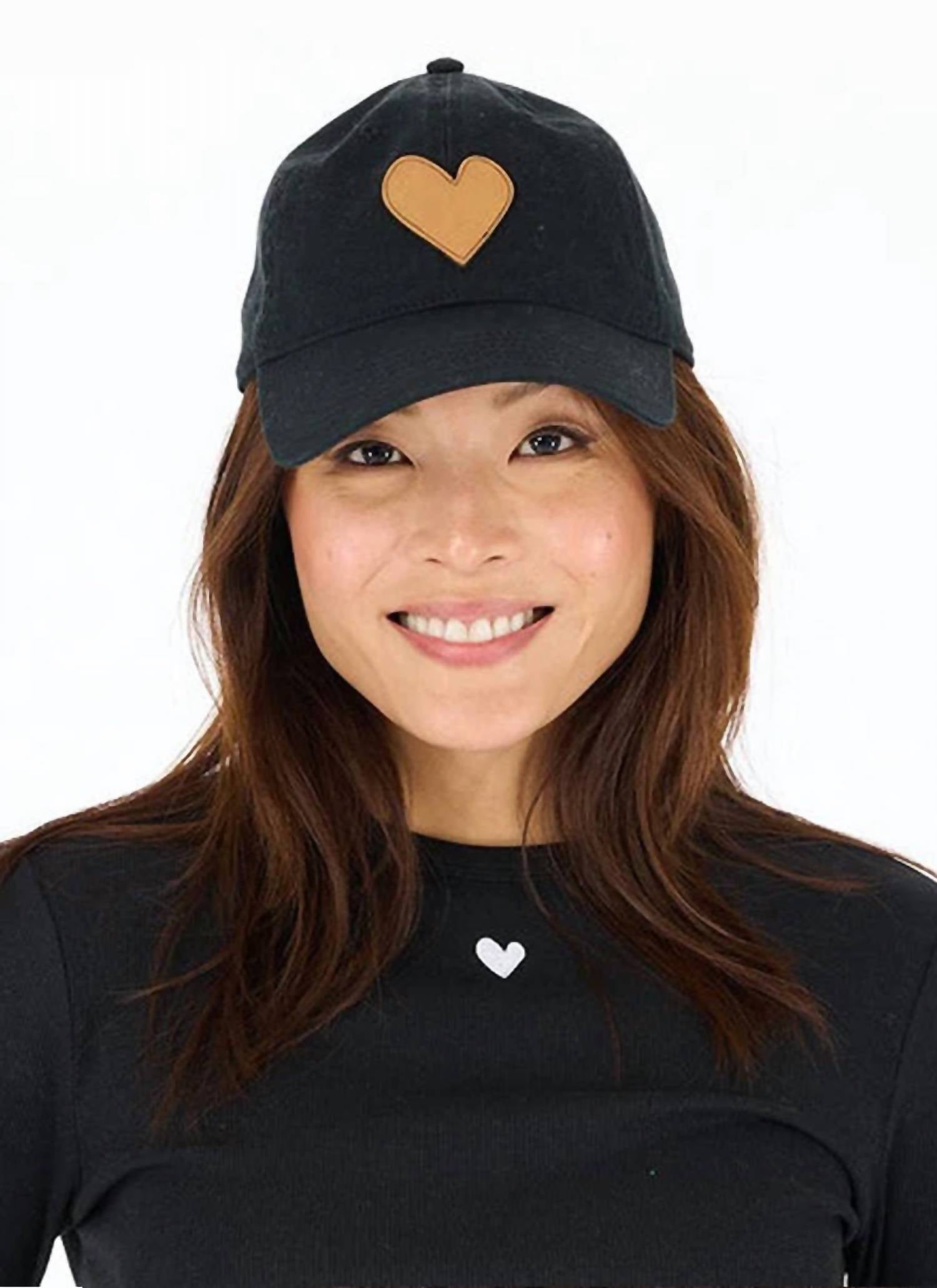 

KERRI ROSENTHAL Несовершенная шляпа в форме сердца, черно-коричневая