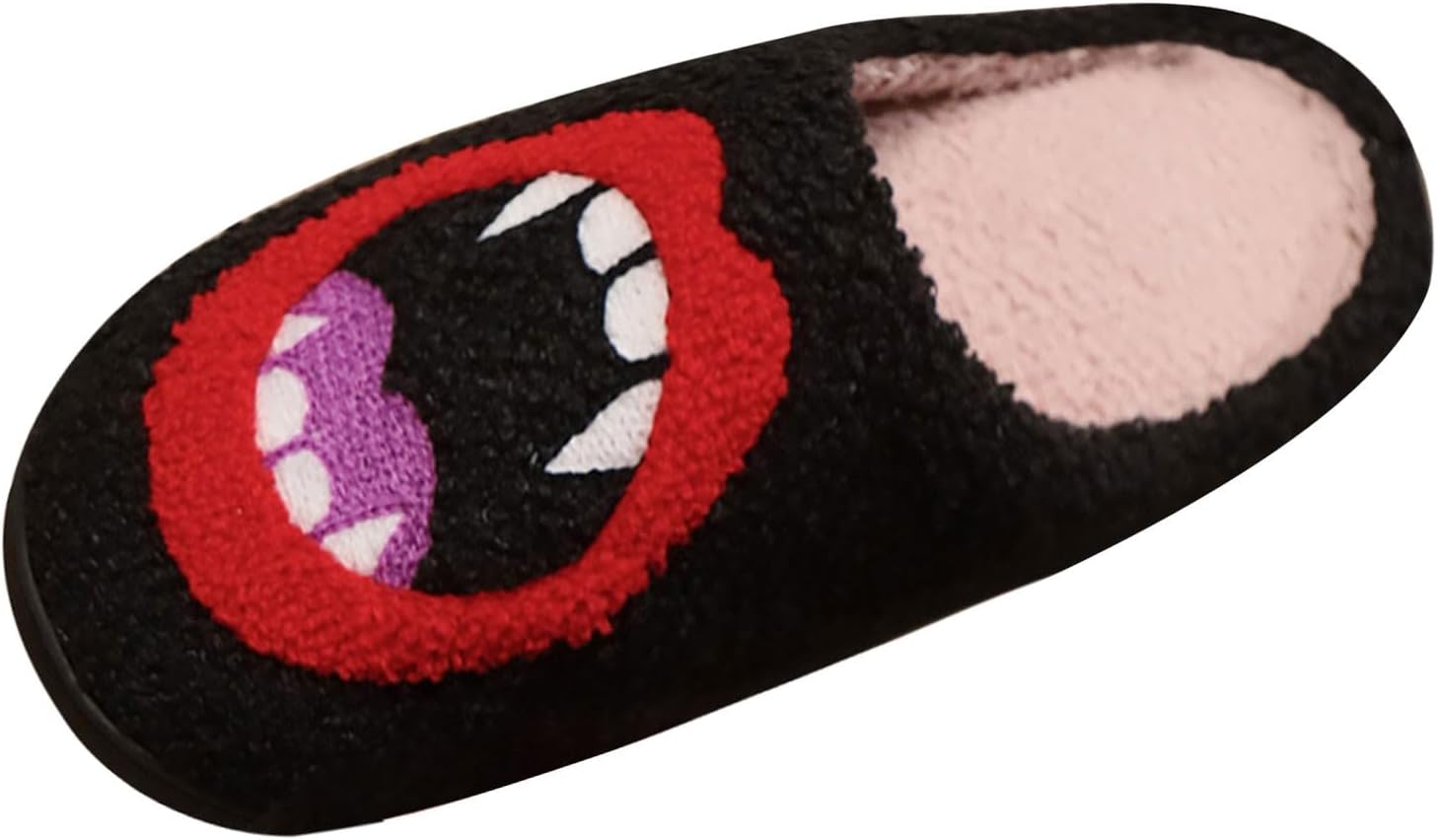 

Тапочки CRNTCEM на Хэллоуин для женщин и мужчин, с тыквой, пушистые домашние, удобные и теплые, ретро стиль, мягкие зимние обувь, красный