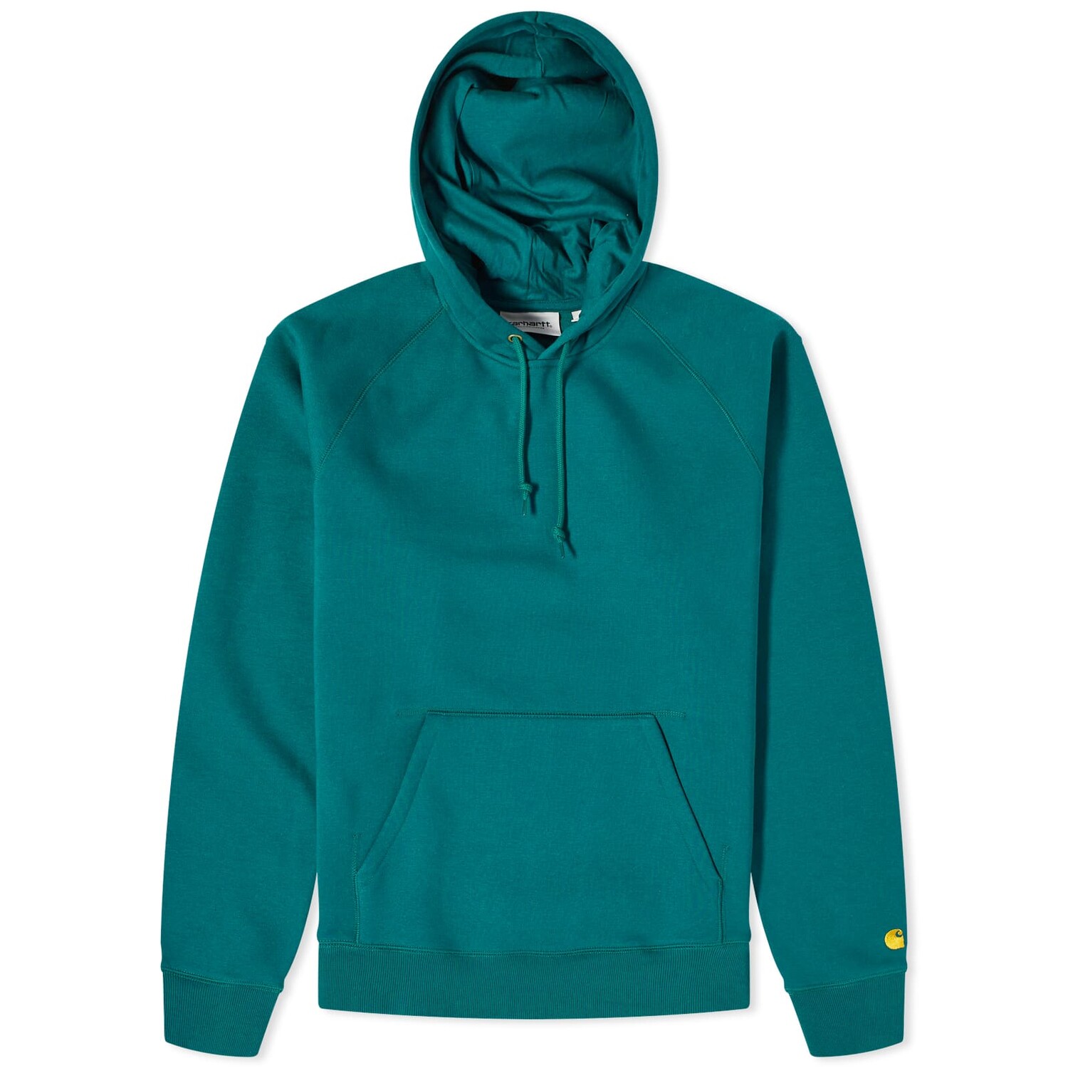 

Свитшот Carhartt Wip Hooded Chase, цвет Chervil & Gold