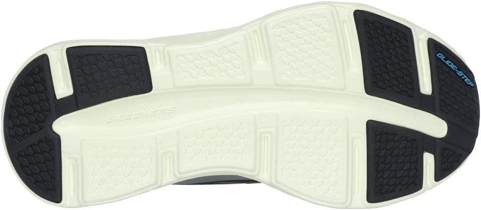 Мужские слипоны Skechers Hands Free: Go Walk Flex - обувь для плавного движения, Charcoal/Lime — фото 3