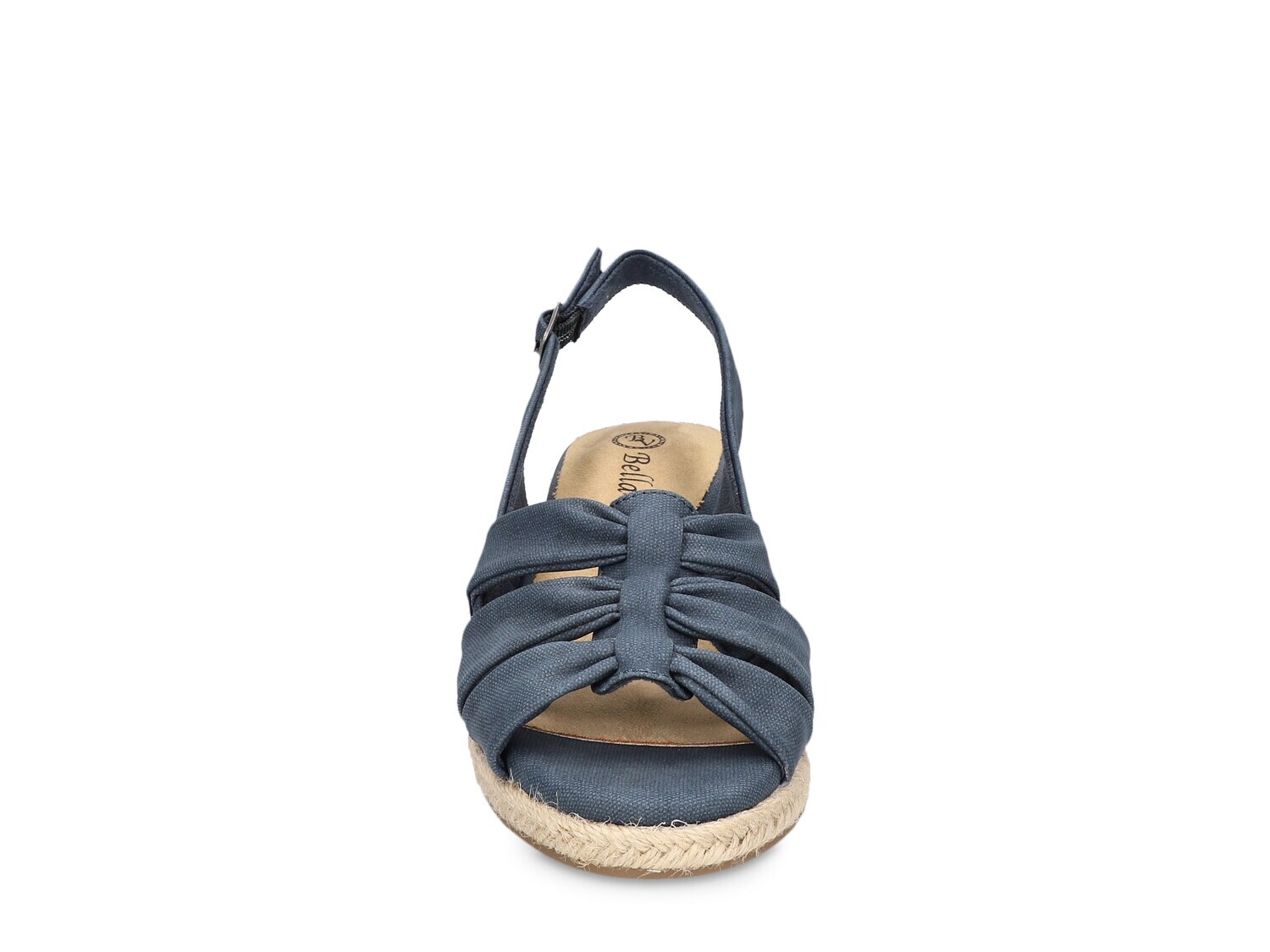 Босоножки Bella Vita Cheerful Espadrille на танкетке, темно-синий — фото 2