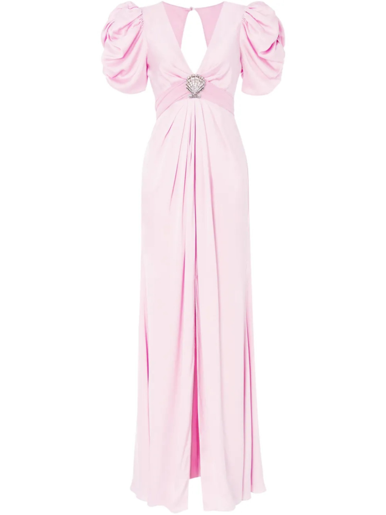 

Платье с короткими рукавами Temperley London, розовый