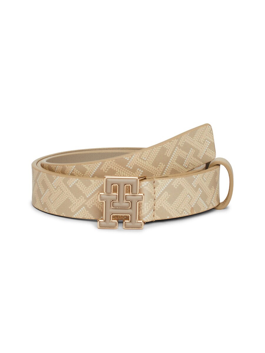 

Ремень TOMMY HILFIGER Belt, бежевый/кремовый