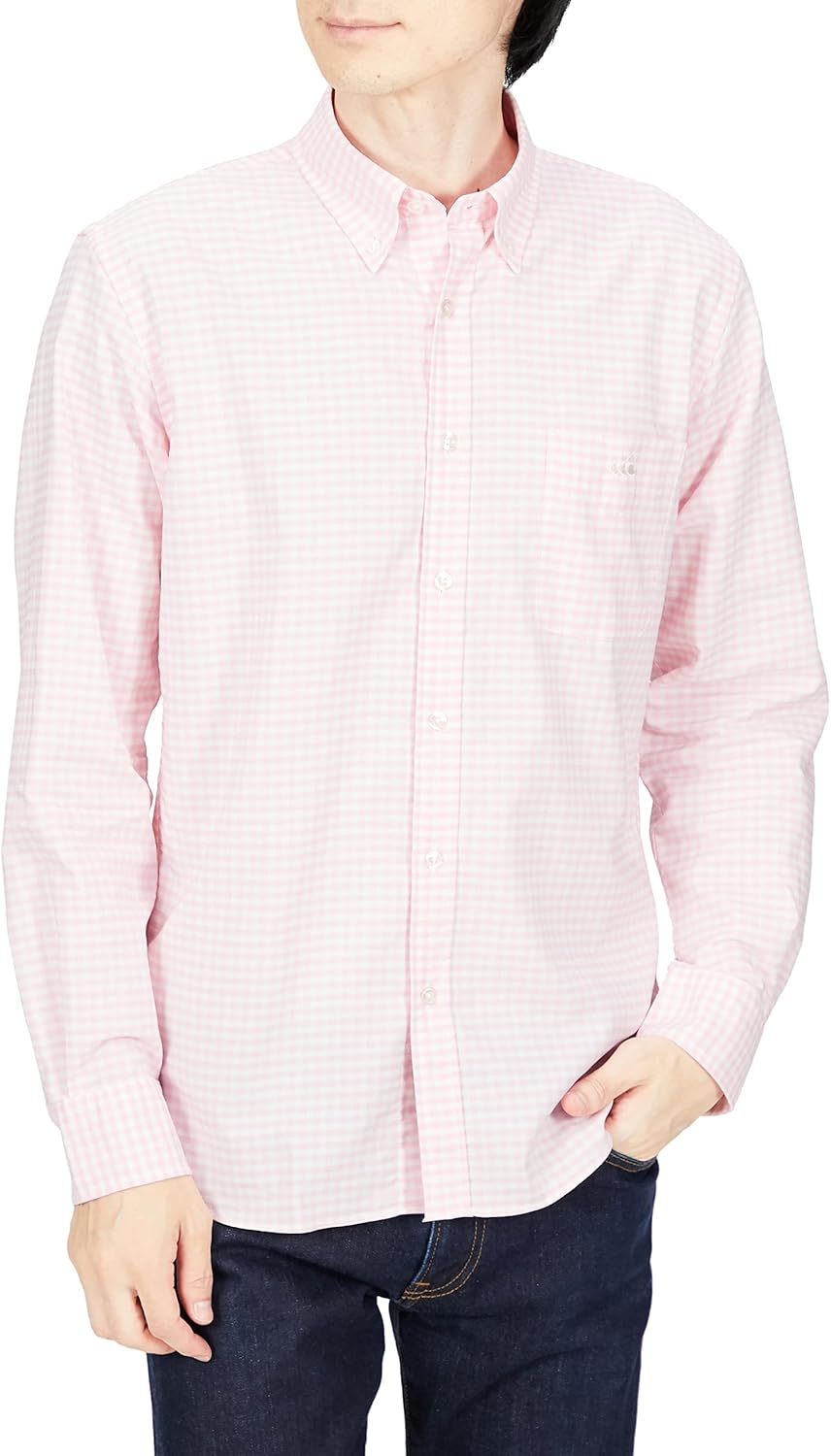 

Мужская рубашка с длинным рукавом Canterbury из эластичной ткани в клетку гингем