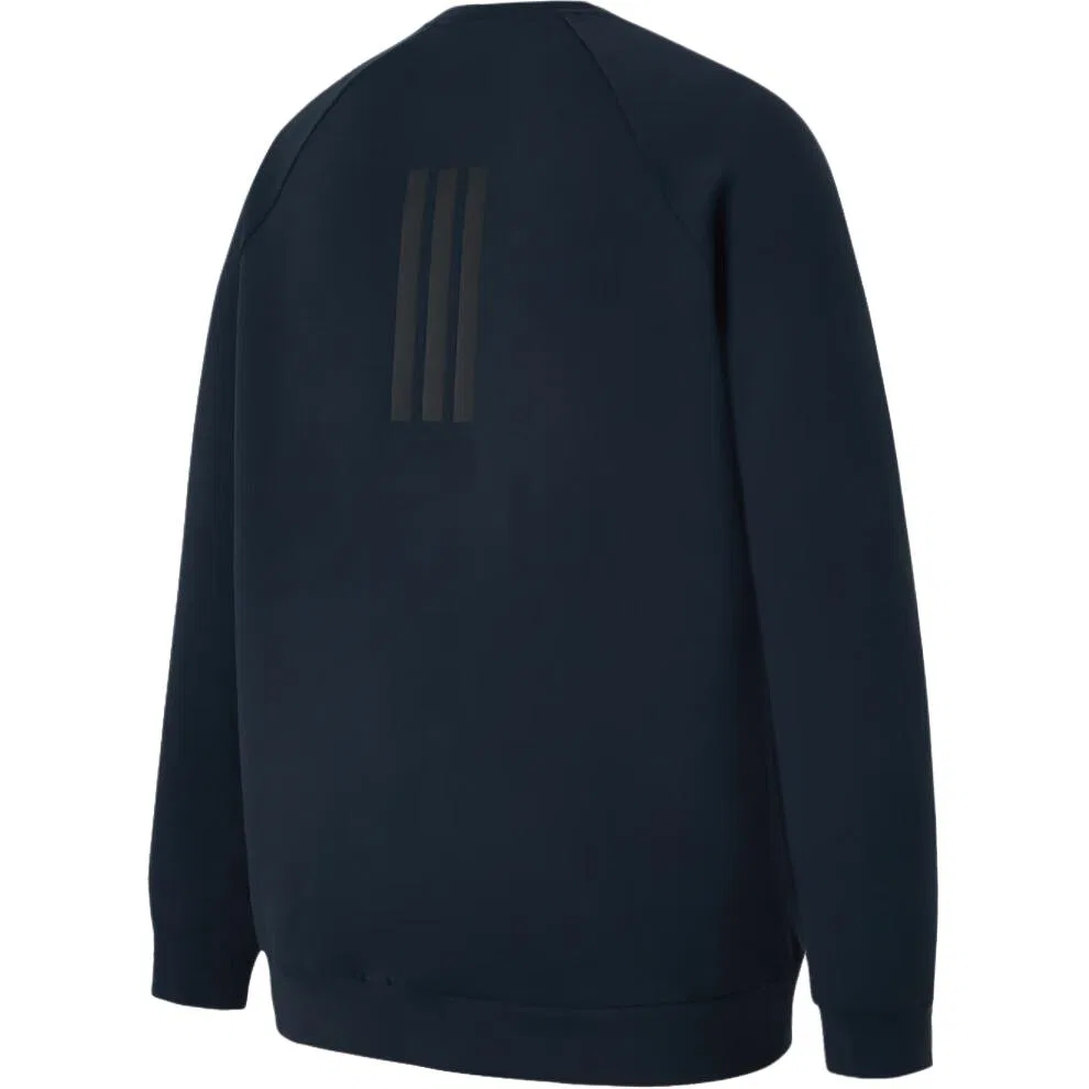 Свитшот мужской с круглым вырезом Adidas темно-синий — фото 3