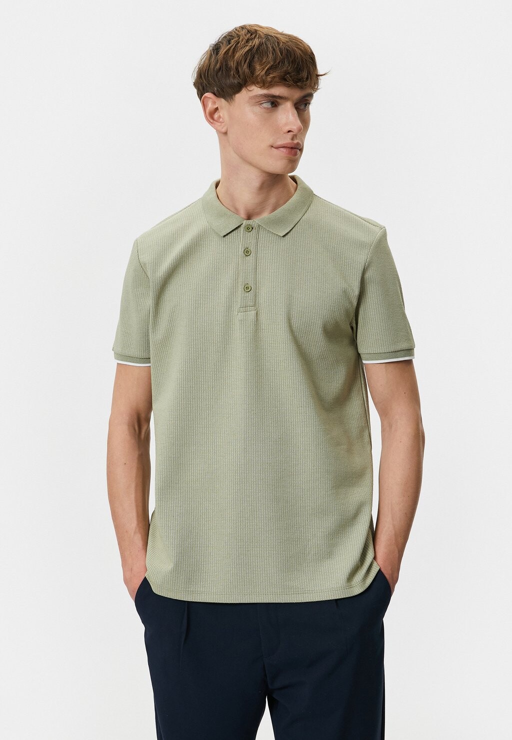 

Рубашка-поло SHORT SLEEVE Koton, цвет green