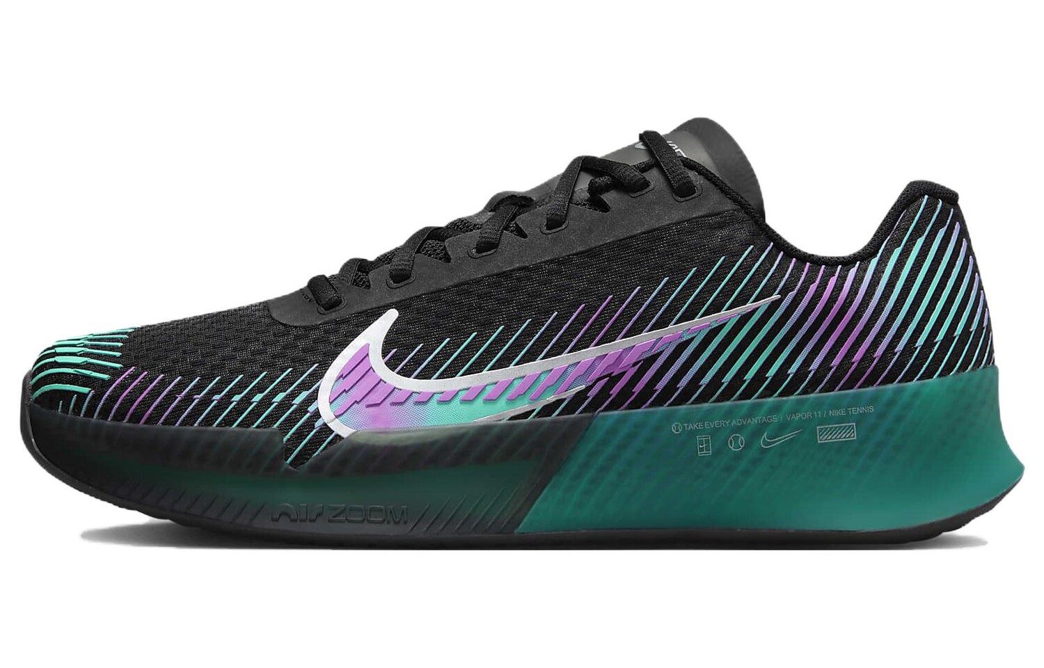 

Мужские теннисные кроссовки Nike Air Zoom Vapor 11, Фиолетовый/Зеленый, Черный, Мужские теннисные кроссовки Nike Air Zoom Vapor 11, Фиолетовый/Зеленый