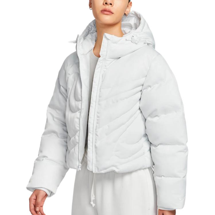 

Куртка oversize для женщин Therma FIT из коллекции Swoosh Series Nike, белый