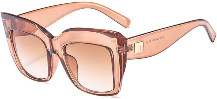 

Винтажные солнцезащитные очки для женщин и мужчин, большая оправа, градиентные солнцезащитные очки, женские очки с защитой от УФ-излучения UV400 LANGSER, C3brown-brown