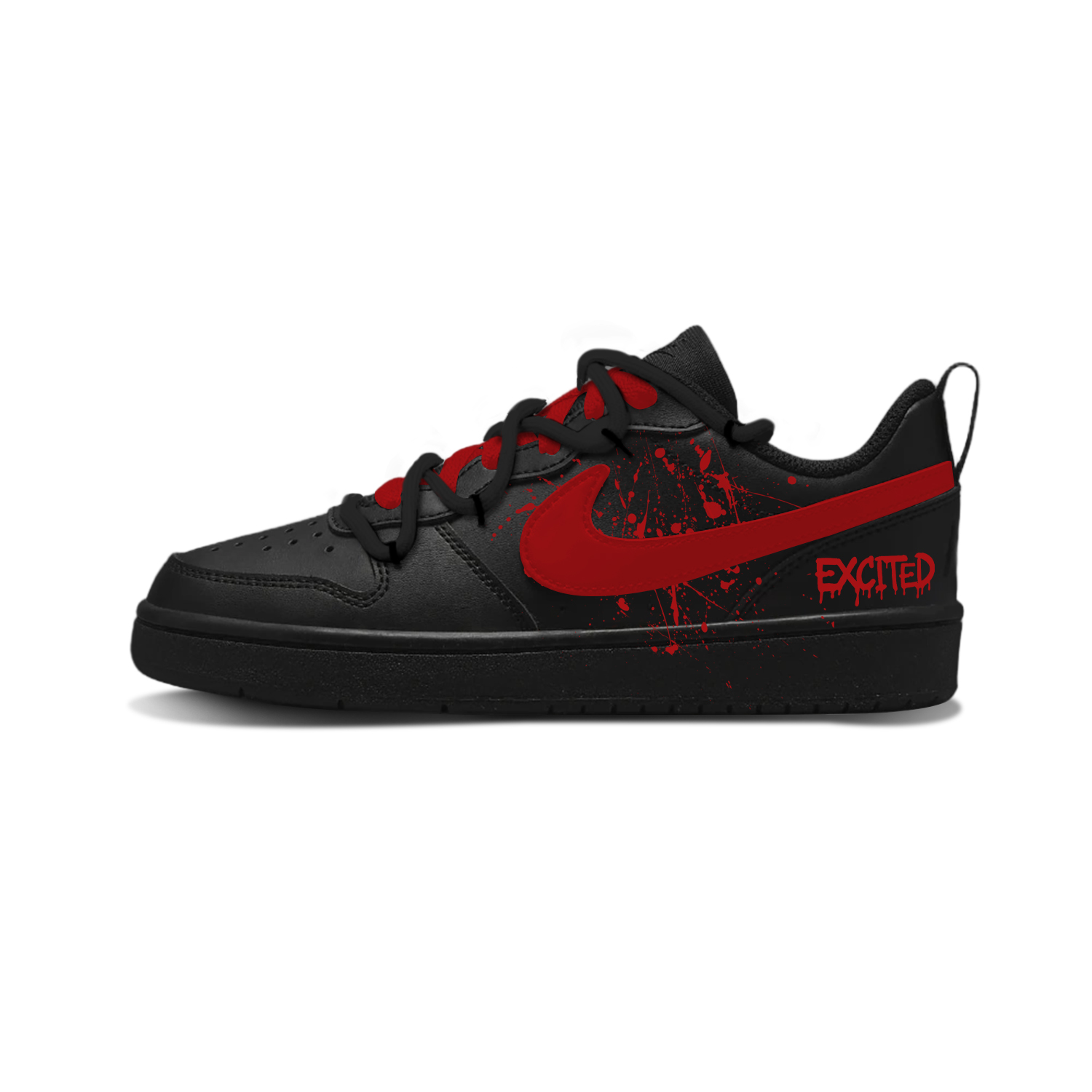 

Nike Кроссовки Court Borough Excited Low top Skateboard Shoes Red Kids'