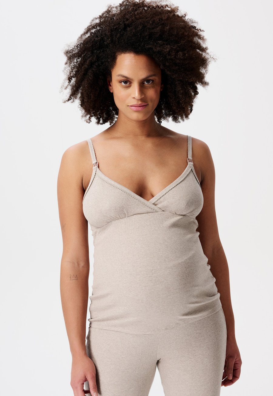 

Пижамный топ Noppies STILL MAJA, Taupe Melange/Taupe