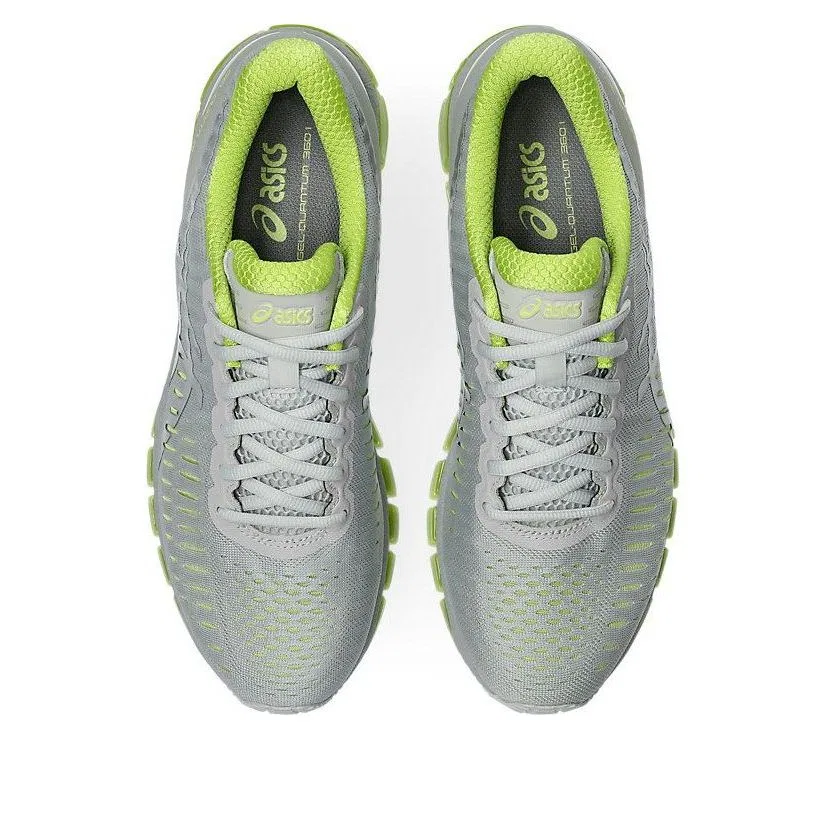 Кроссовки ASICS Gel-Quantu 360 I 'Glacier Grey Neon Lime' 1203A730-022, серый — фото 3