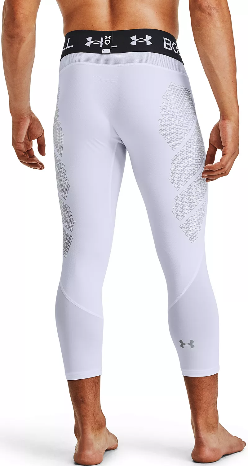 Мужские шлепанцы с компрессией 3/4 Under Armour IsoChill, белый — фото 2