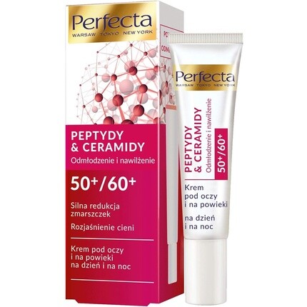 

Крем для глаз и век Perfecta Peptides and Ceramides для дня и ночи 50+/60+