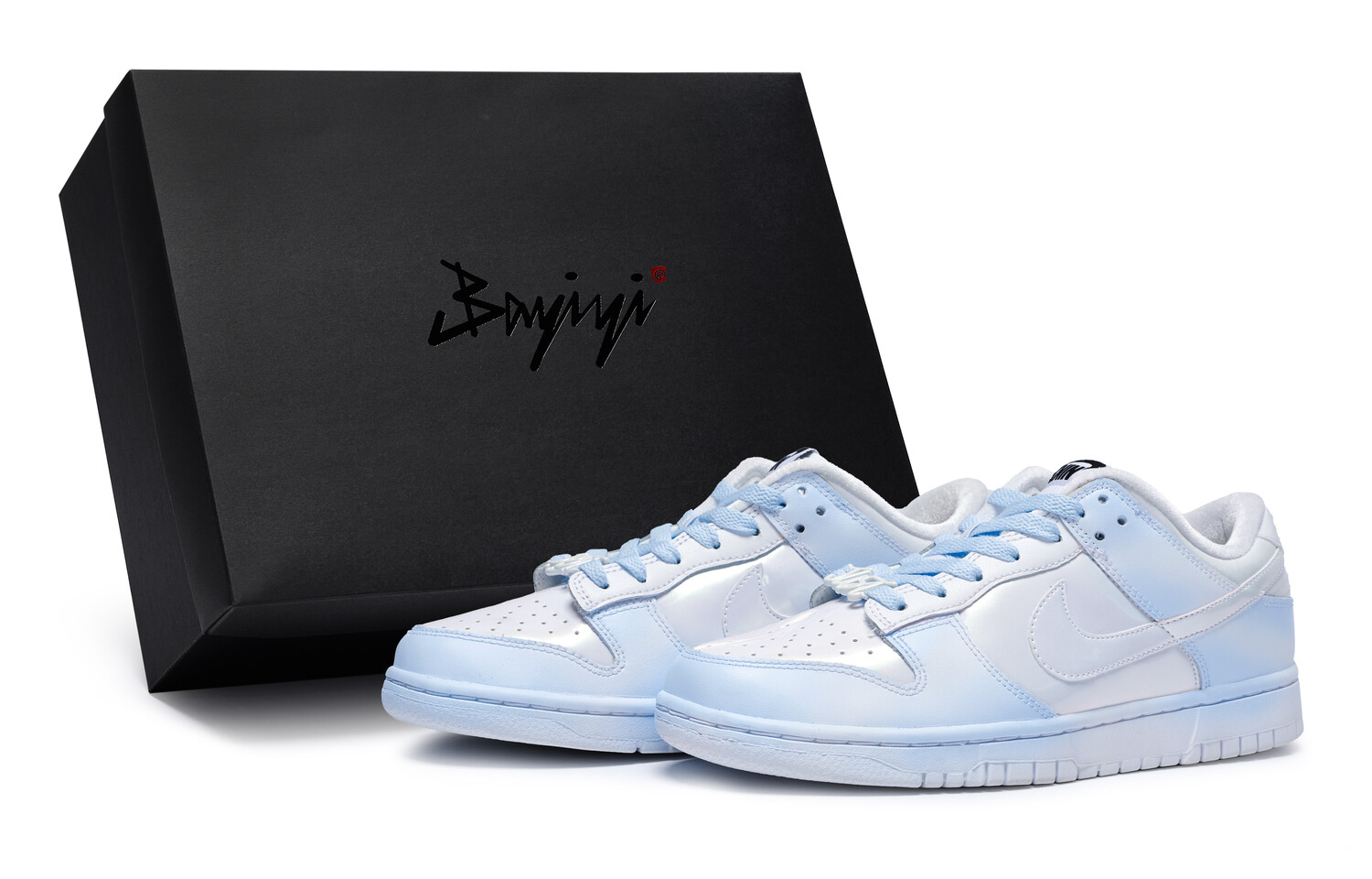 

Кроссовки Nike Dunk Skateboarding Shoes Women's Low-top White, синий/белый