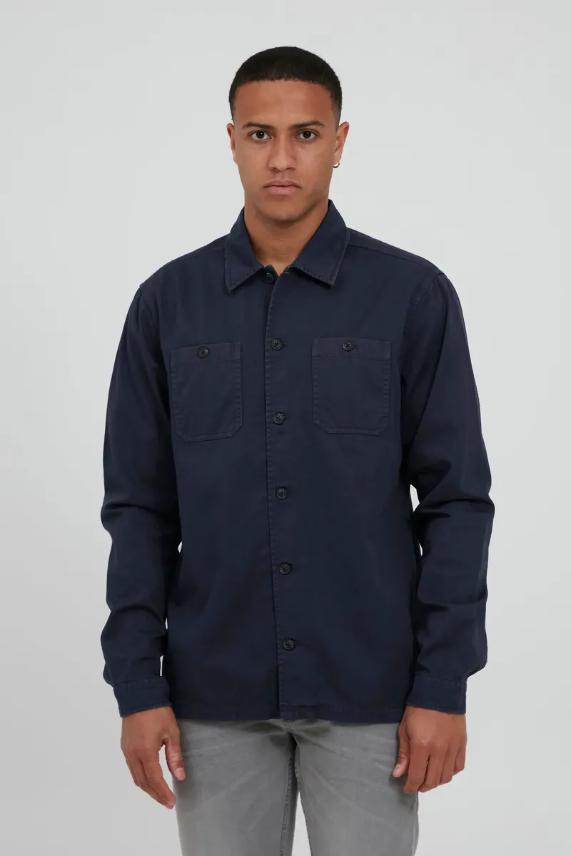 

Рубашка с длинными рукавами из смесового материала "BLEND BHAvino", цвет Dress Blues