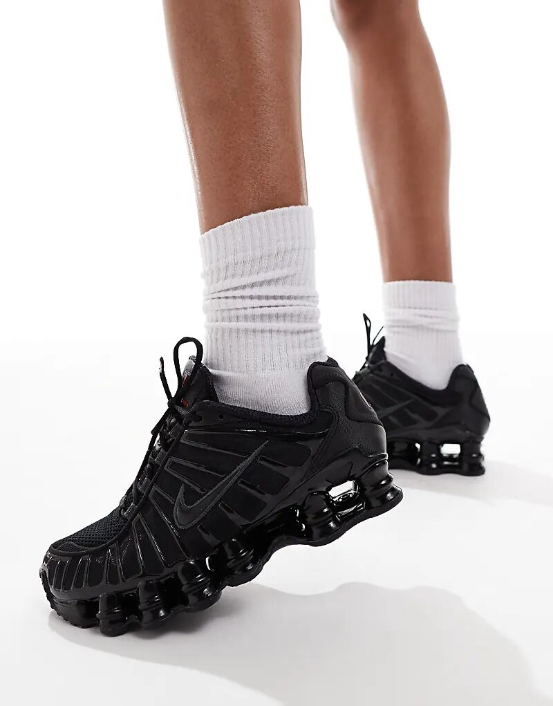Кроссовки Shox TL унисекс черного цвета Nike