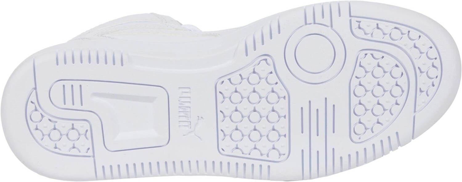 Кроссовки Rebound Layup Synthetic Leather PUMA, цвет Puma White/Gray Violet — фото 3