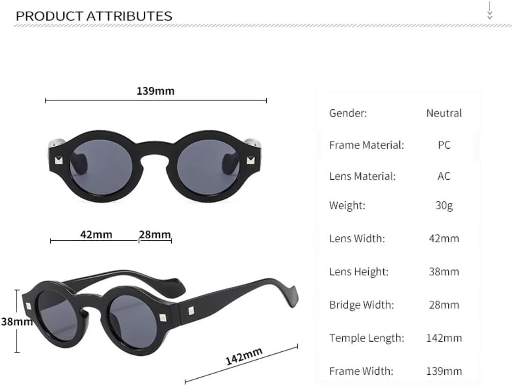 

Солнцезащитные очки для мужчин и женщин - защита UV400 - маленькая круглая оправа с цветными линзами для занятий спортом на открытом воздухе и вождения DSVIGF, Yellow