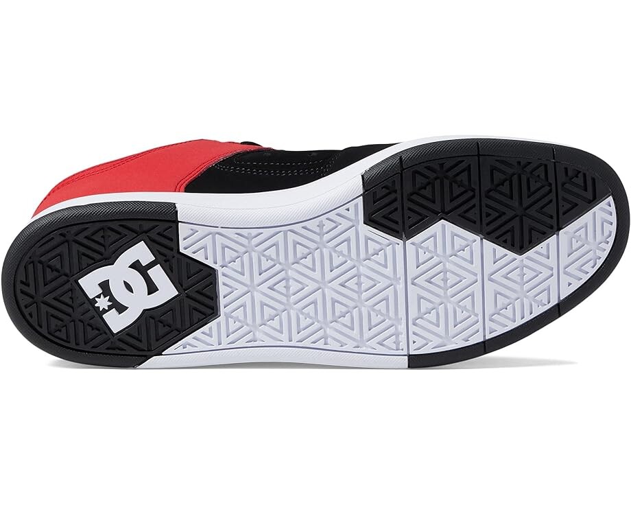 Кроссовки DC Cure Casual Low Top Skate Shoes Sneakers, цвет Black/Red/Black — фото 3