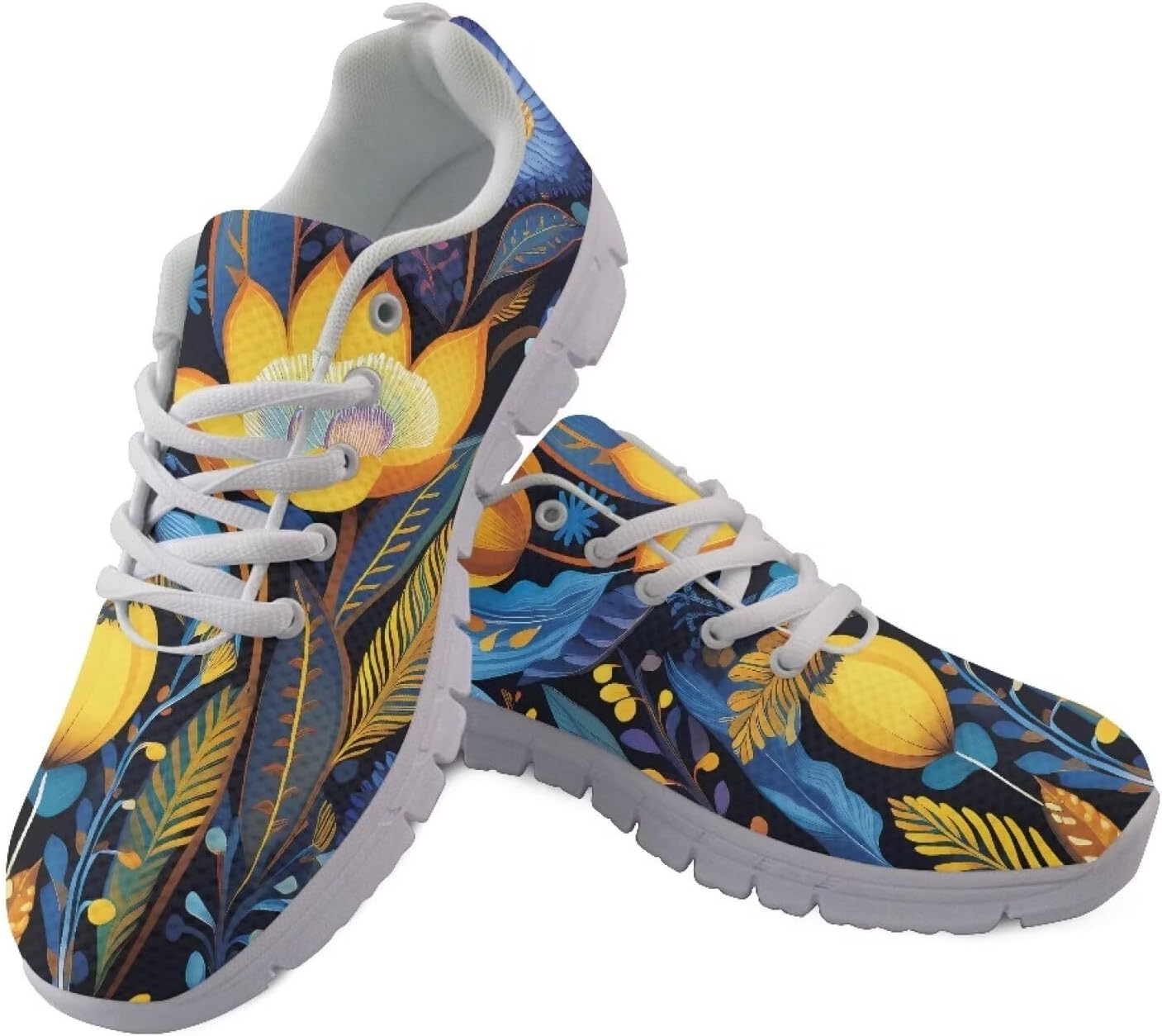 

Кроссовки для бега AmzPrint для мужчин с белой подошвой, теннисные кроссовки для мужчин, спортивная обувь для фитнеса, размер 6.5-13.5 US