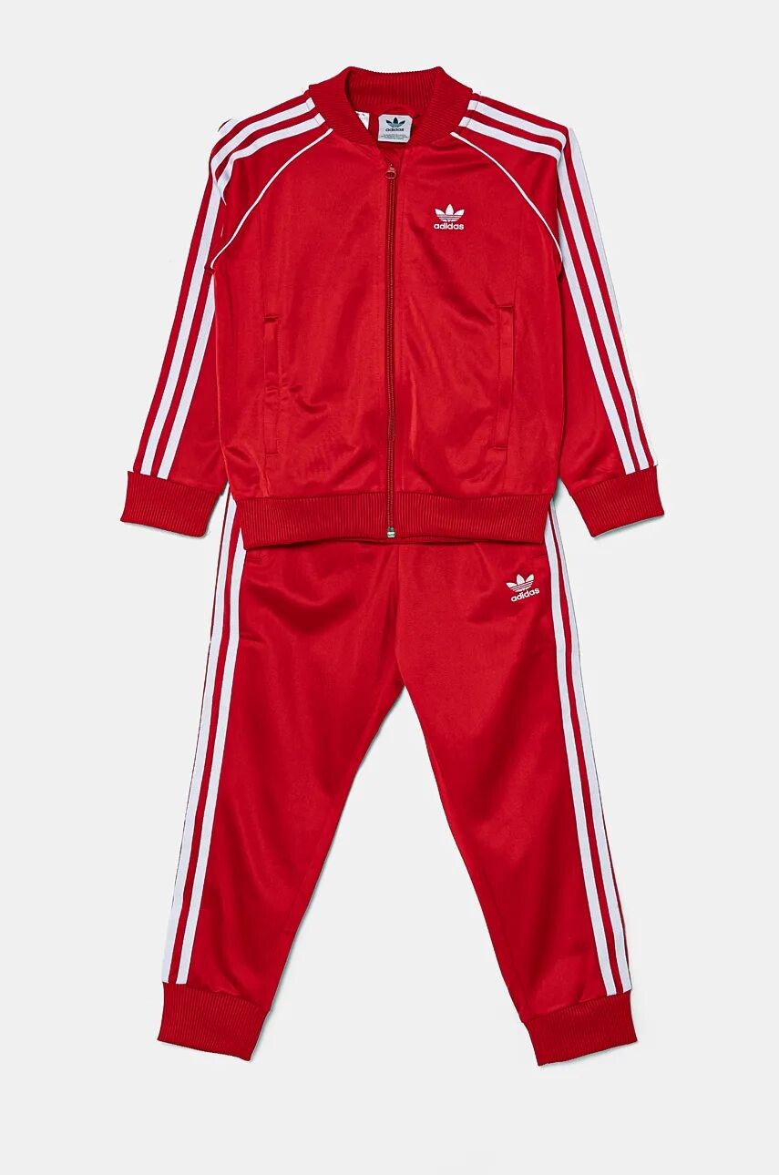 

Детский спортивный костюм adidas Originals SST TRACKSUIT, красный