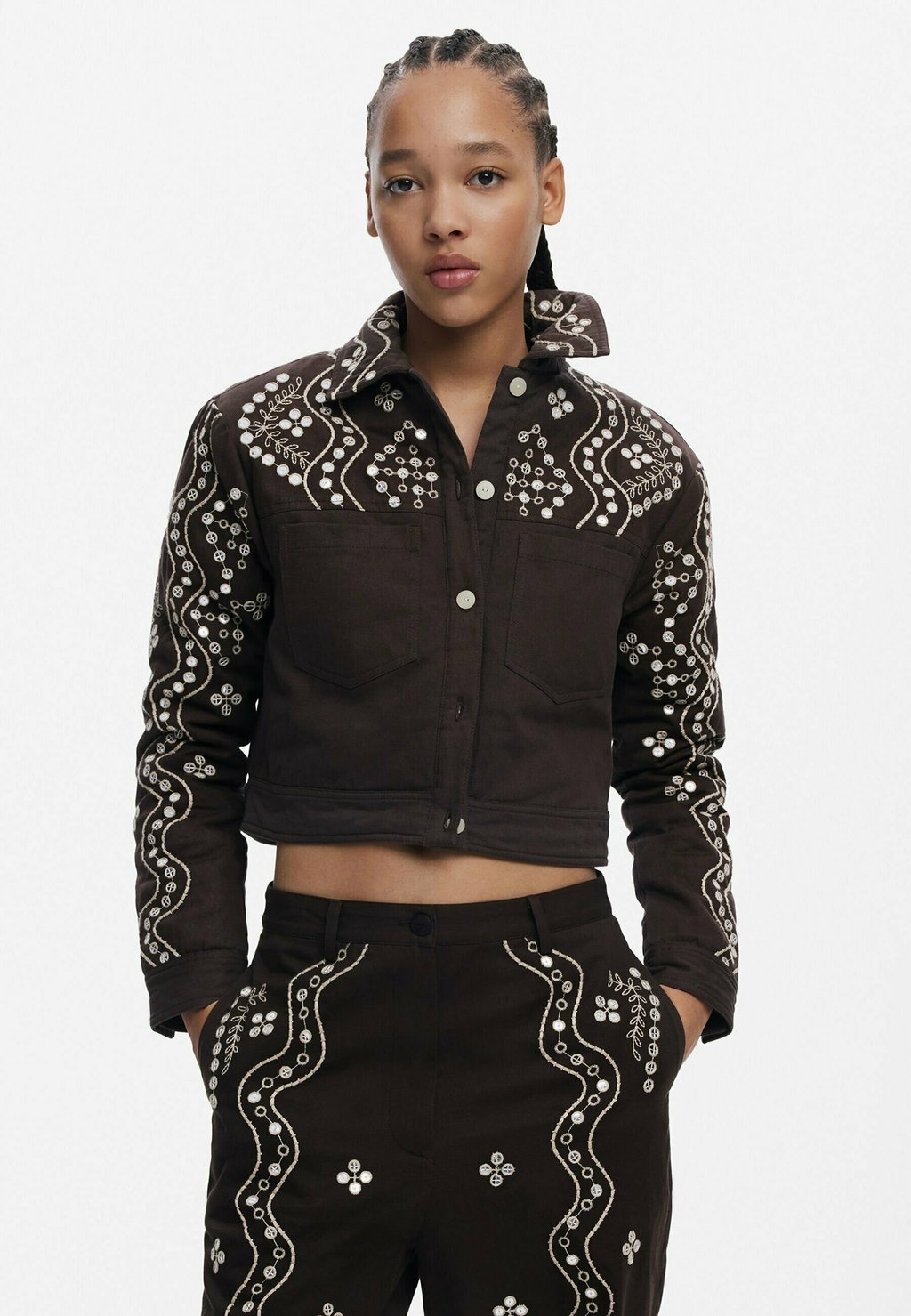 

Летняя куртка MIRROR Desigual, коричневый