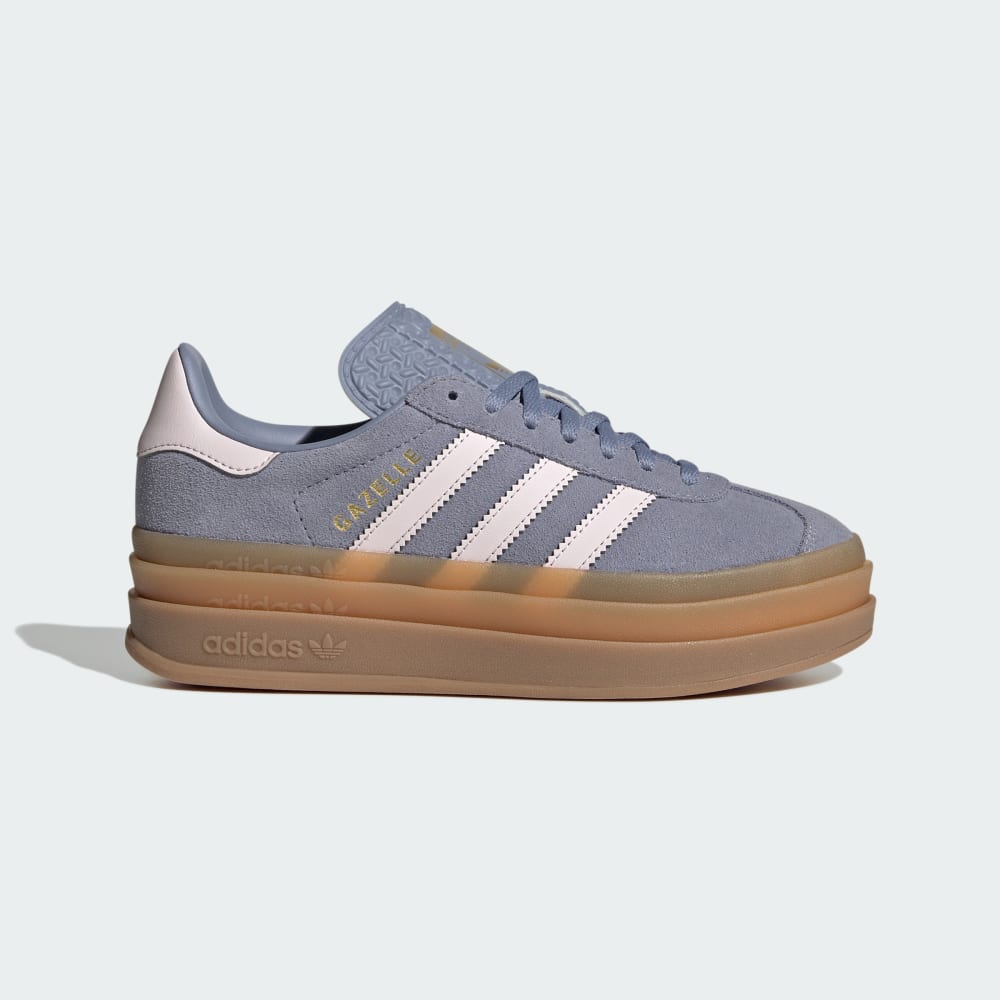 

Кроссовки Adidas Gazelle Bold Shoes Kids, цвет Silver Violet/Almost Pink/Gum
