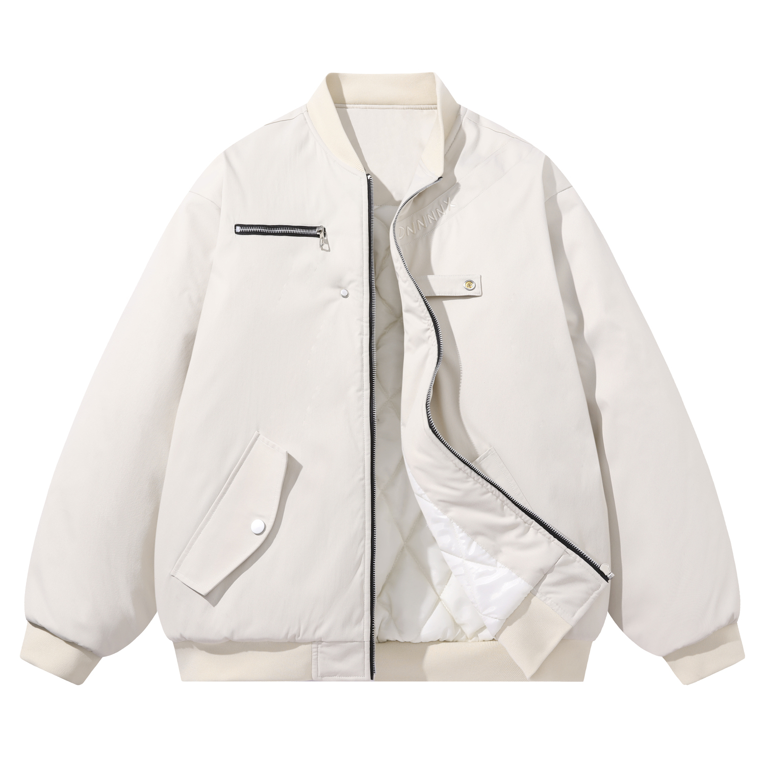 

Dnnnnx Пуховик Dnnnn унисекс, Ecru (Fleece-Lined and Thickened)