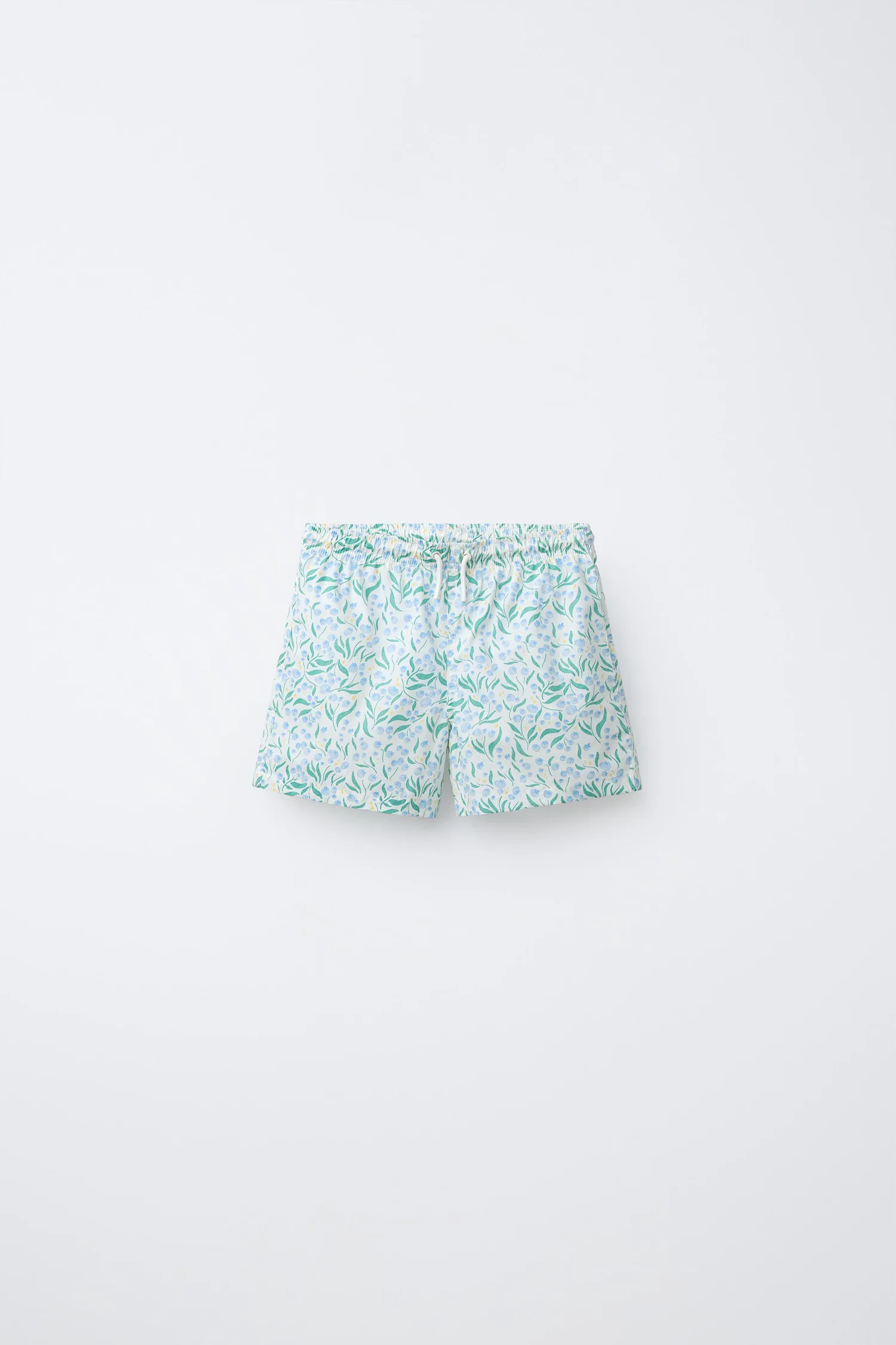 2-6 лет / плавки с принтом листьев Zara, экрю