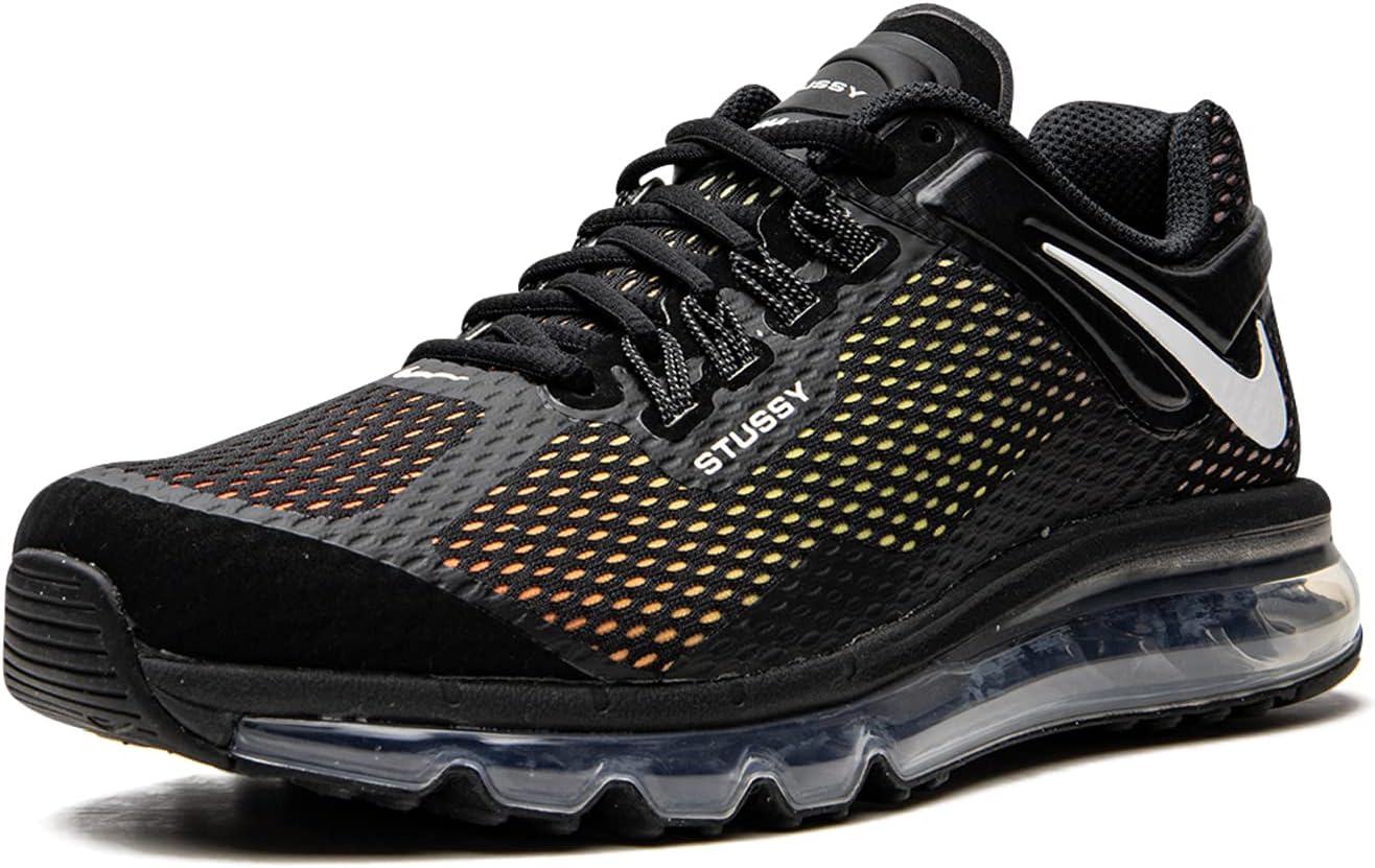 Мужские кроссовки Nike Air Max 2013 Stussy, белый/черный — фото 4
