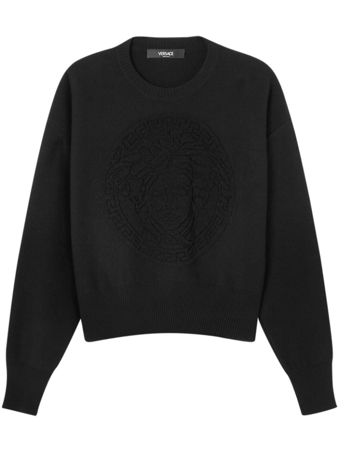 

Versace джемпер с декором Medusa, черный
