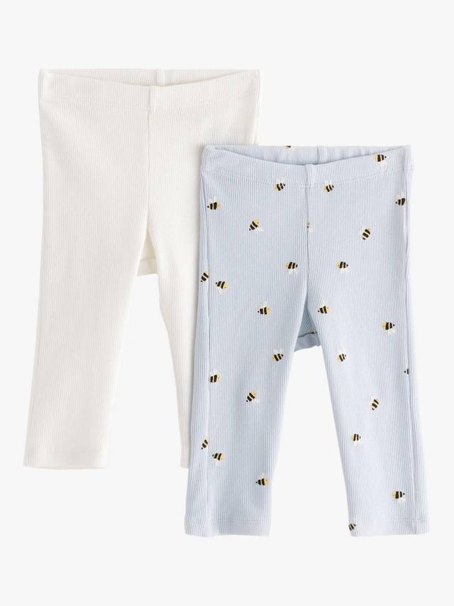 

Детские леггинсы с принтом шмеля Lindex, цвет Dusty Blue/White