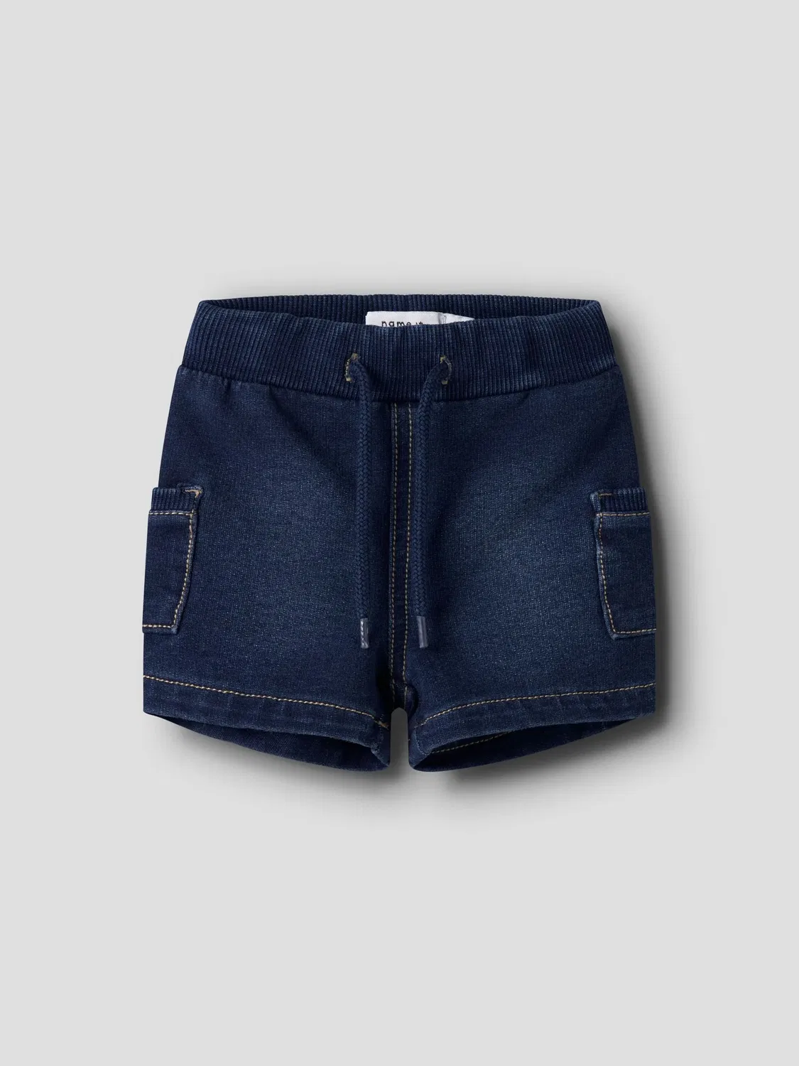 Шорты джинсовые Name it, dark blue denim — фото 3