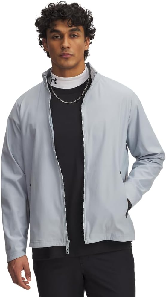 

Толстовка Under Armour Unstoppable с длинным рукавом на молнии, (465) Harbor Blue/Black