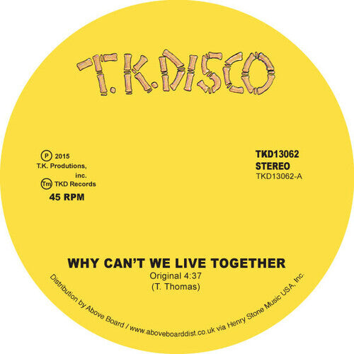 

Сингл 12" Thomas, Timmy: Why Can't We Live Together