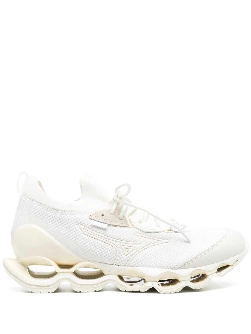 

Кроссовки с нашивкой-логотипом Mizuno, белый