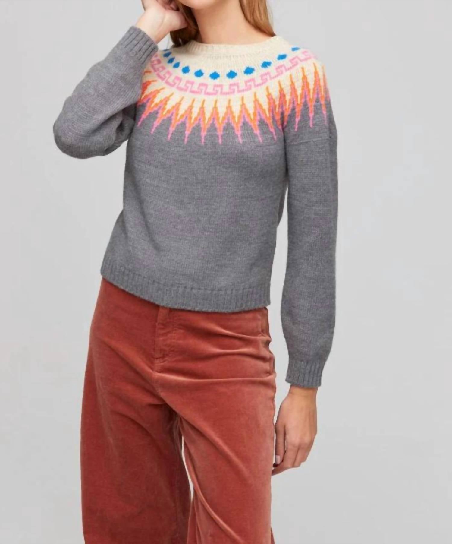 

Свитер Franz Fair Isle в цвете Heather Grey Aldo Martins