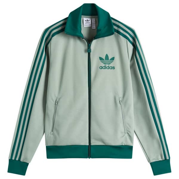 

Beckenbauer трек топ Adidas, зеленый