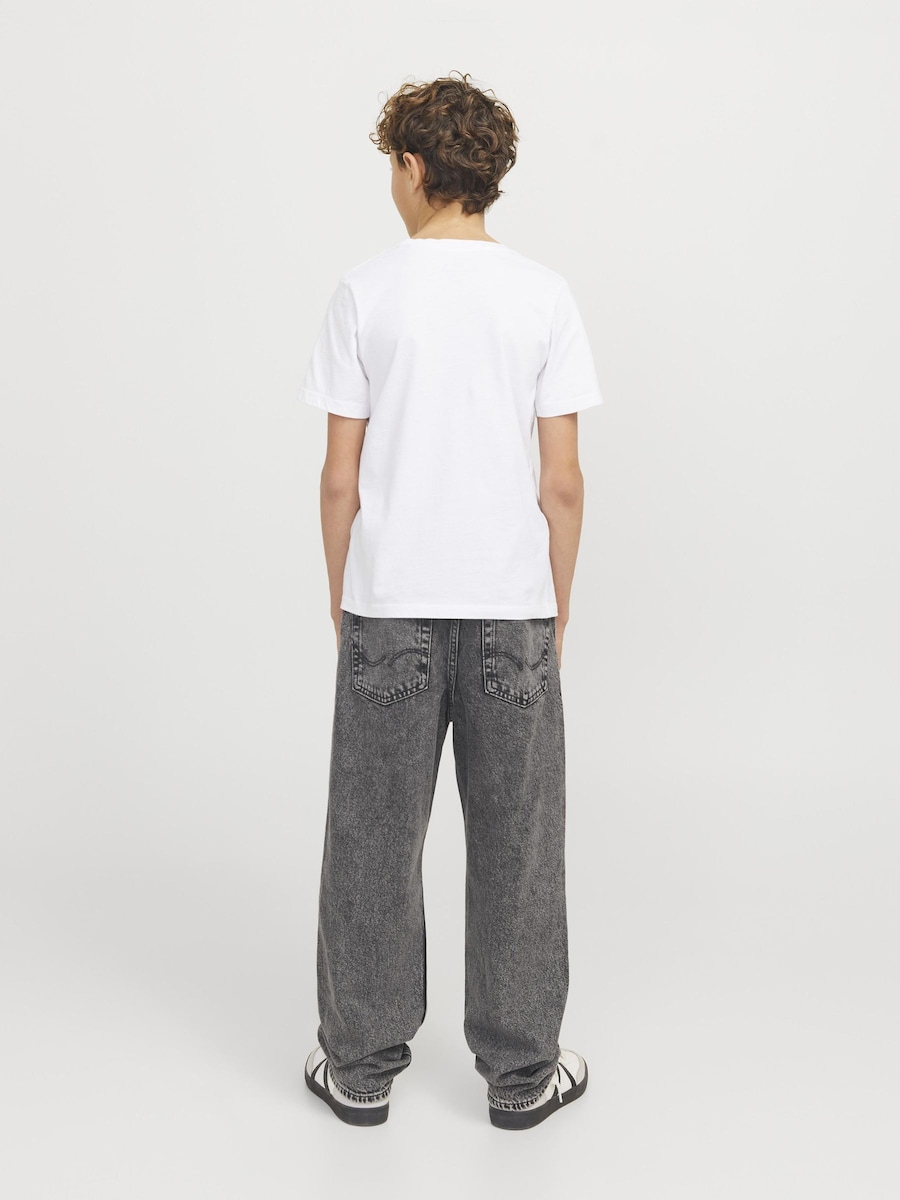 Джинсы свободного кроя Jack & Jones Junior JJIChris JJOriginal, Grey Denim — фото 4